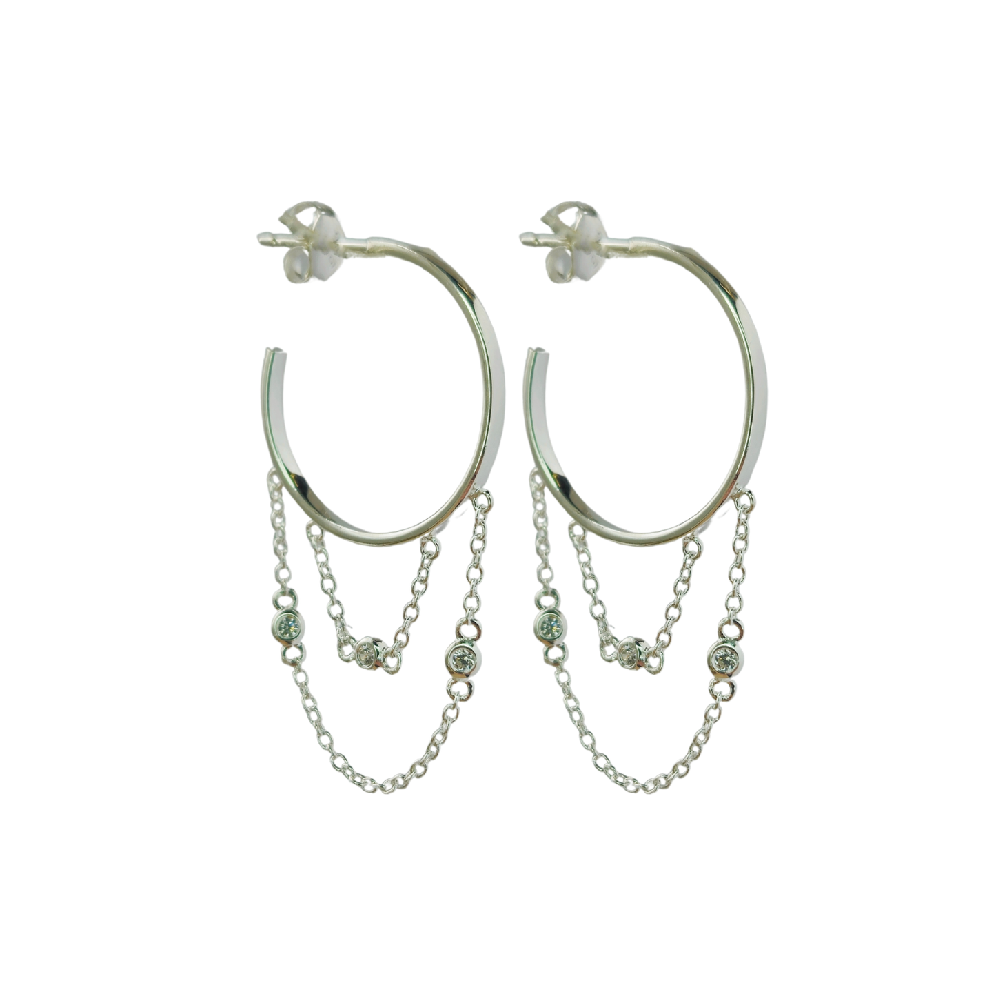 Elvira Chain Hoops